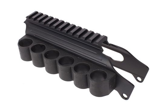 TacStar Shotgun Rail Mount with 12ga 6rd Side Saddle - Remington